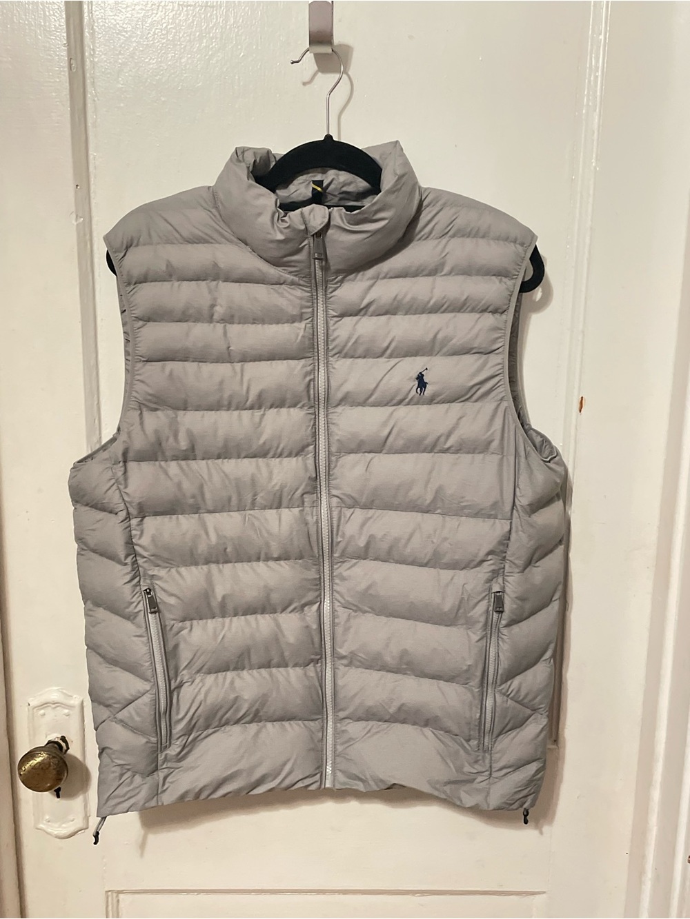 Polo by Ralph Lauren Gray Quilted Puffer Vest